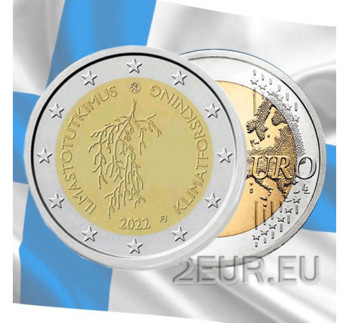 Finland 2 euro UNC 2022 - Climate research in Finland