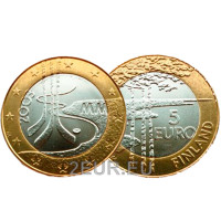 Soome 5 eurot UNC 2003 - 67. Jäähoki maailmameistrivõistlused Soomes