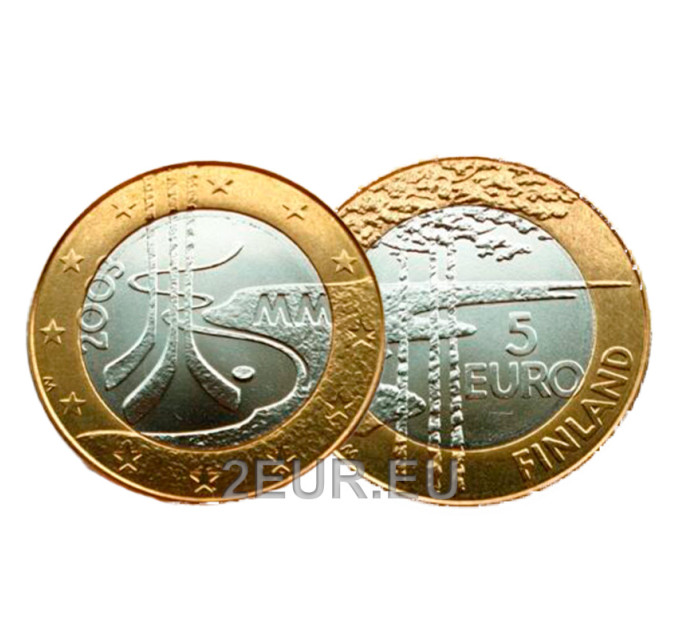Finland 5 euro UNC 2003 - 67. World Ice Hockey Championships in Finland
