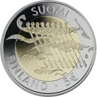 Soome 5 eurot UNC 2007 – 90 aastat iseseisvust