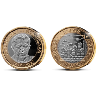 Soome 5 eurot proof 2024 - Soome presidendid – Martti Ahtisaari