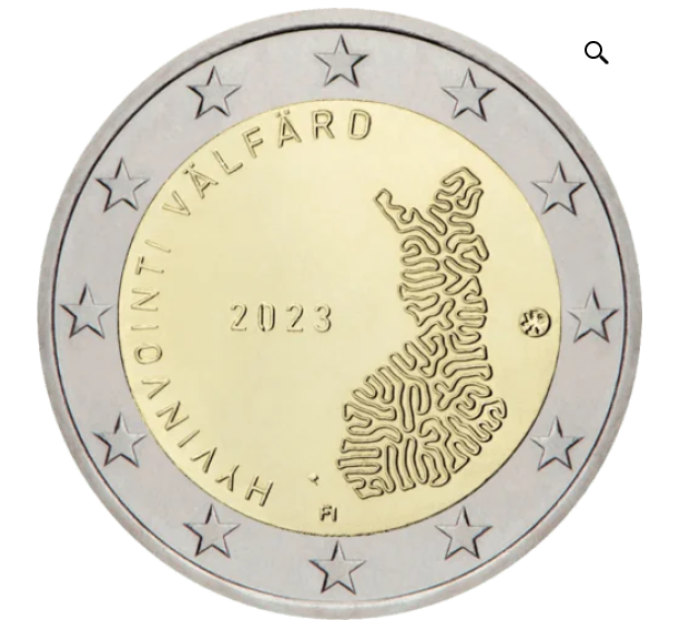 Finland 2 euro UNC 2023 - Social and health service