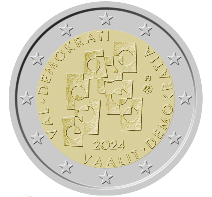 Finland 2 euro UNC 2024 - Elections and democracy