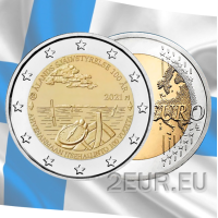 Soome 2 eurot UNC 2021-2 - Ahvenamaa autonoomia 100 aastat