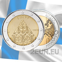 Soome 2 eurot UNC 2009 – autonoomia 200. aastapäev