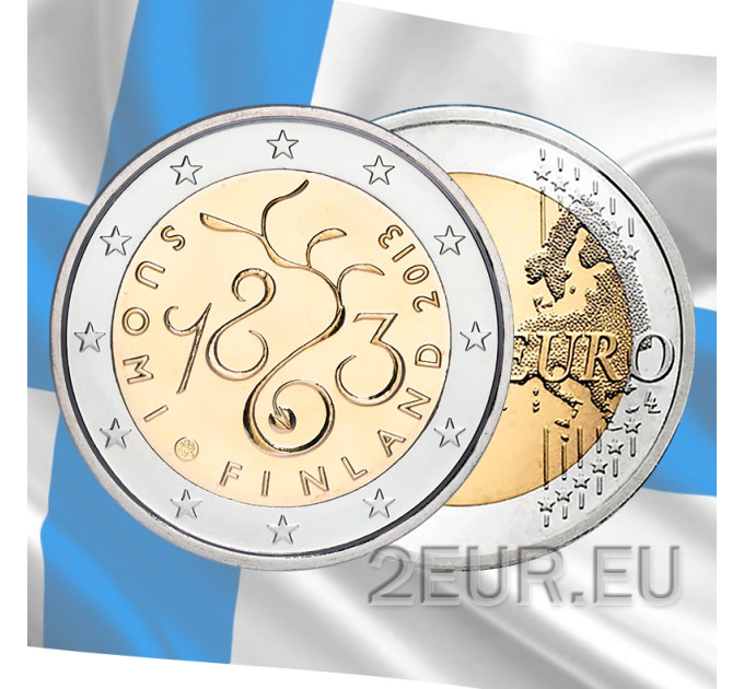 Finland 2 euro UNC 2013 - 150th Anniversary of Parliament of 1863
