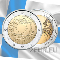 Soome 2 eurot UNC 2015 – ELi lipu 30. aastapäev