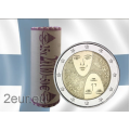Finland 2 EURO ROLL 2006 - 100 Years Women's suffrage