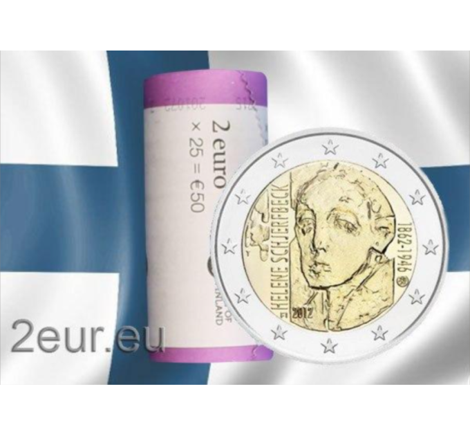 Finland 2 EURO ROLL 2012 - 150th Anniversary of the Birth of Helene Schjerfbeck
