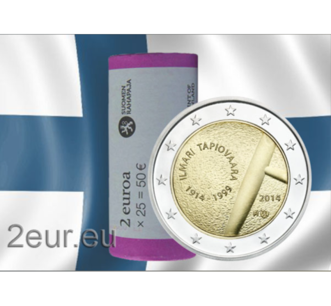 Finland 2 EURO ROLL 2014 - 100th Anniversary of the Birth of designer and interior designer Ilmari Tapiovaara