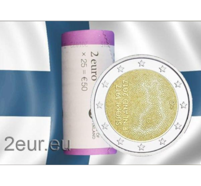 Finland 2 EURO ROLL 2017 - 100 Years of Independence