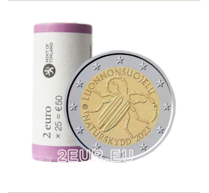 Finland 2 EURO ROLL 2023 - Finland's First Nature Conservation Act