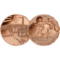 France 1/4 euro UNC 2022 - Paris 2024 Olympic Games - Sports Blind Football