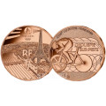 France 1/4 euro UNC 2022 - Paris 2024 Olympic Games - Sports Cycling