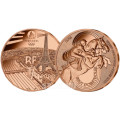 France 1/4 euro UNC 2022 - Paris 2024 Olympic Games - Sports Show Jumping