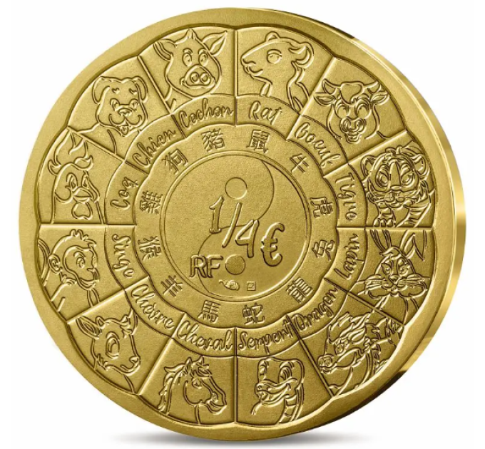 France 1/4 euro UNC 2026 - Chinese Calendar - Year of the Horse