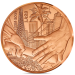 France 1/4 euro UNC 2024 - Olympic Games in Paris 1924 - Handover Paris-Los Angeles