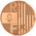 France 1/4 euro UNC 2024 - Olympic Games in Paris 1924 - Handover Paris-Los Angeles