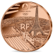 France 1/4 euro UNC 2024 - Paris 2024 Olympic Games - Olympic Torch Relay