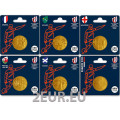 France 1/4 euro UNC 2023 - Rugby Worldcup France 2023
