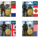 France 1/4 euro UNC 2024 - 80th Anniversary of D-DAY – Landing in Normandy