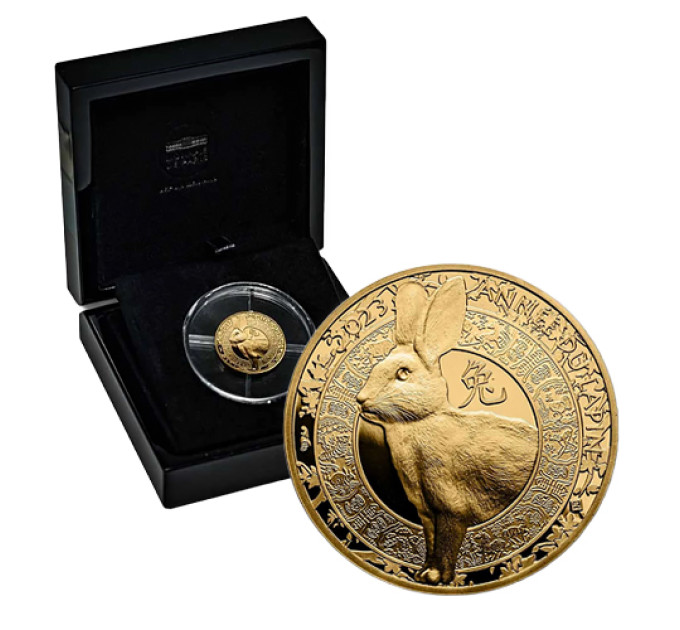 France 50 euro Gold coin Proof 2023 - Year of the Rabbit