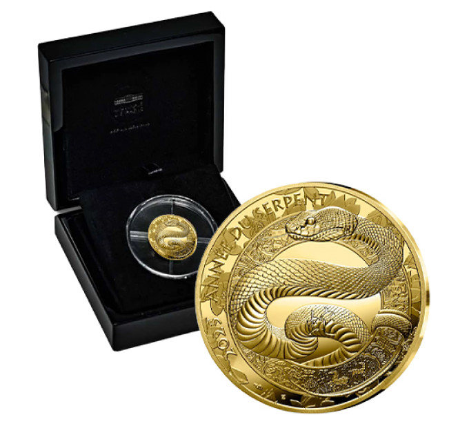 France 50 euro Gold coin Proof 2025 - Year of the Snake