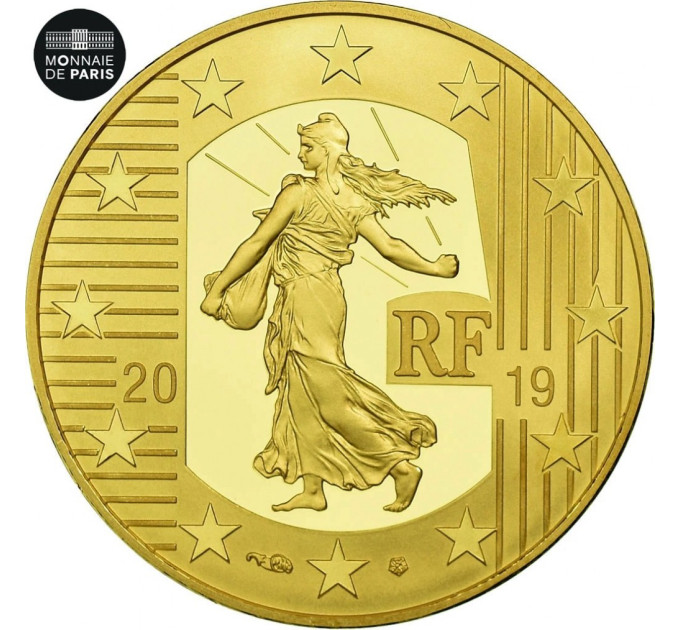 France 50 euro Gold coin Proof 2019 - The Sower - The Germinal Franc