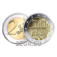 Prantsusmaa 2 eurot UNC 2025 – Notre Dame
