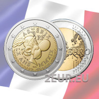 Prantsusmaa 2 euro UNC 2019 - 60 aastat Asterixi
