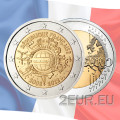 France 2 euro UNC 2012 - 10 Years of Euro Cash