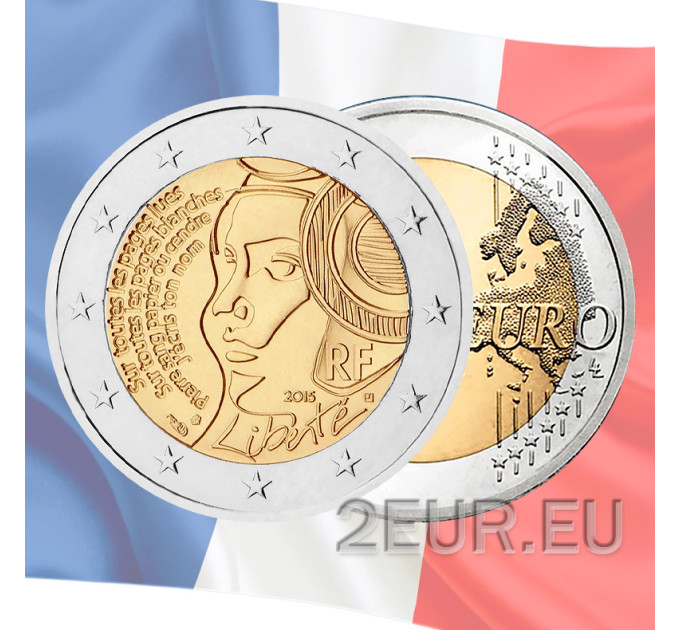 France 2 euro UNC 2015 - 225th Anniversary of the Festival of the Federation 1790