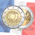 France 2 euro UNC 2015 - 30th Anniversary of the EU Flag