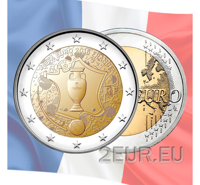 France 2 euro UNC 2016 - UEFA European Championship