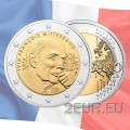 France 2 euro UNC 2016 - 100th Anniversary of the Birth of François Mitterrand