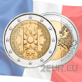 France 2 euro UNC 2018 - The First World War - Bleuet De France - Cornflower of France