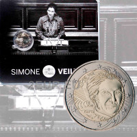 Prantsusmaa 2 eurot BU 2018 – Simone Veil
