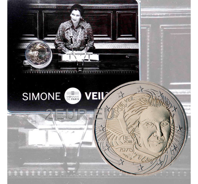 France 2 euro BU 2018 - Simone Veil