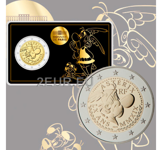 France 2 euro BU 2019 - 60 Years of Asterix - Asterix and Idefix