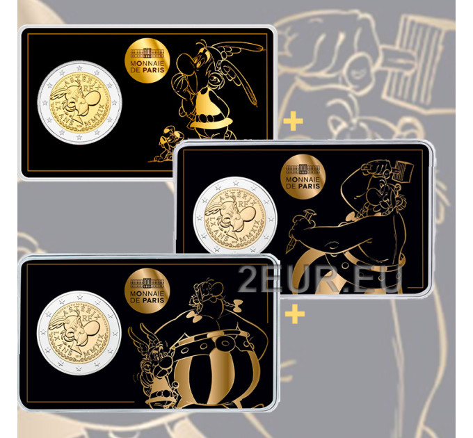 France 2 euro BU 2019 - 60 Years of Asterix - Asterix, Obelix and Idefix