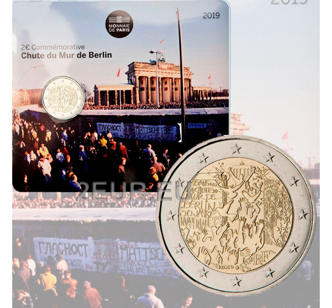 France 2 euro BU 2019 - 30 Years Since the Fall of the Berlin Wall