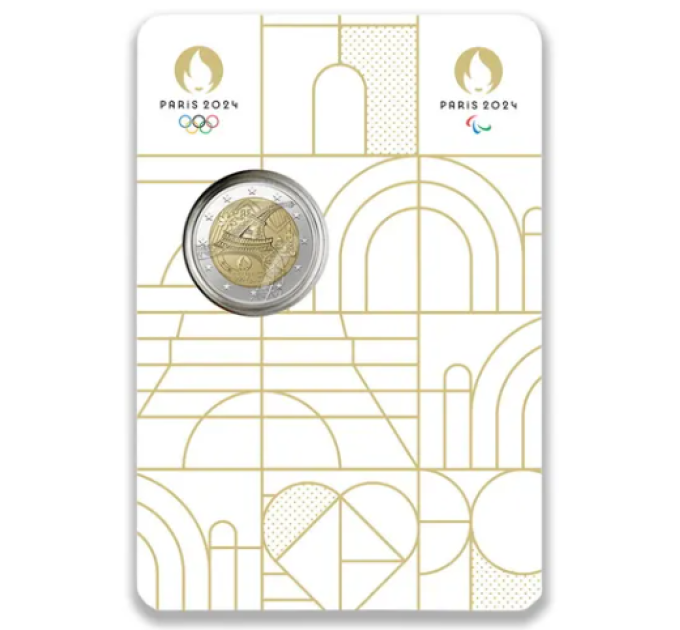 France 2 euro BU 2024 - Olympic and Paralympic Games 2024 in Paris