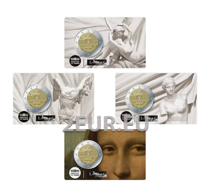 France 2 euro BU 2025 - Louvre Museum