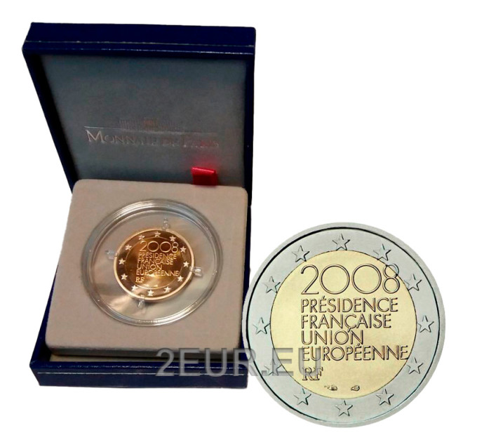 France 2 euro Proof 2008 - EU Presidency