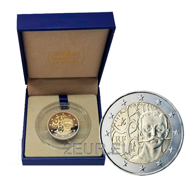France 2 euro Proof 2013 - 150th Anniversary of the Birth of Pierre de Coubertin