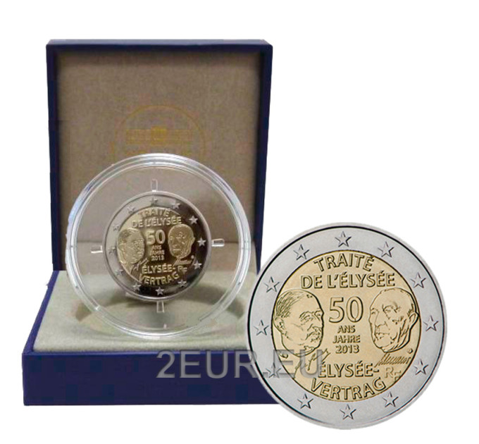 France 2 euro Proof 2013 - 50 Years of the Elysée Treaty