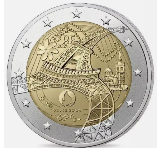 France 2 euro Proof 2024 - Olympic and Paralympic Games 2024 in Paris