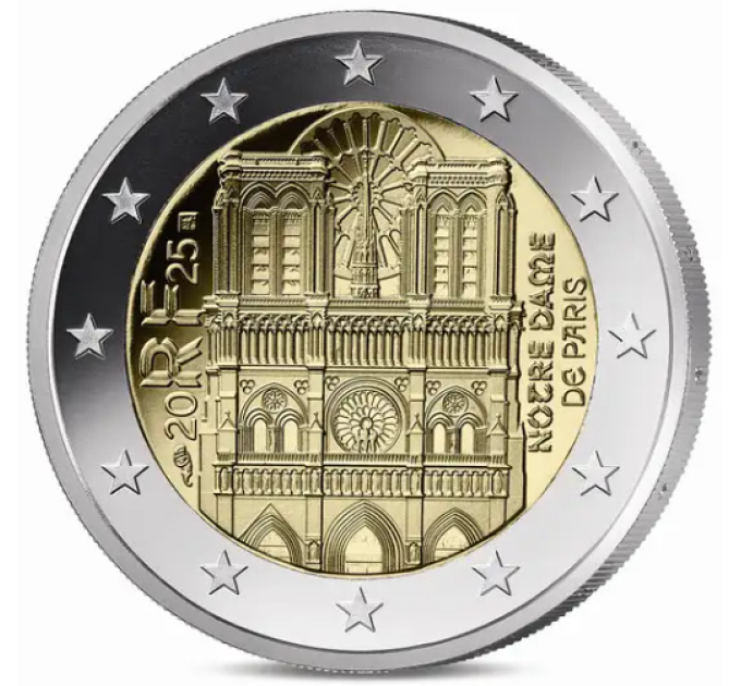 France 2 euro Proof 2025 - Notre Dame