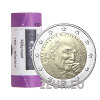 Prantsusmaa 2 EURO RULL 2016 - François Mitterandi 100. sünniaastapäev
