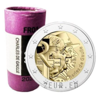Prantsusmaa 2 EURO RULL 2020 - Charles de Gaulle